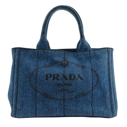 PRADA 普拉达 Canapa 2Way 托特包 单肩包 牛仔布 款号：10982