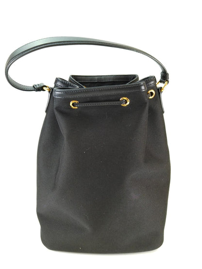 PRADA 2WAY Shoulder Bag Handbag Drawstring Black Item Number: 10997