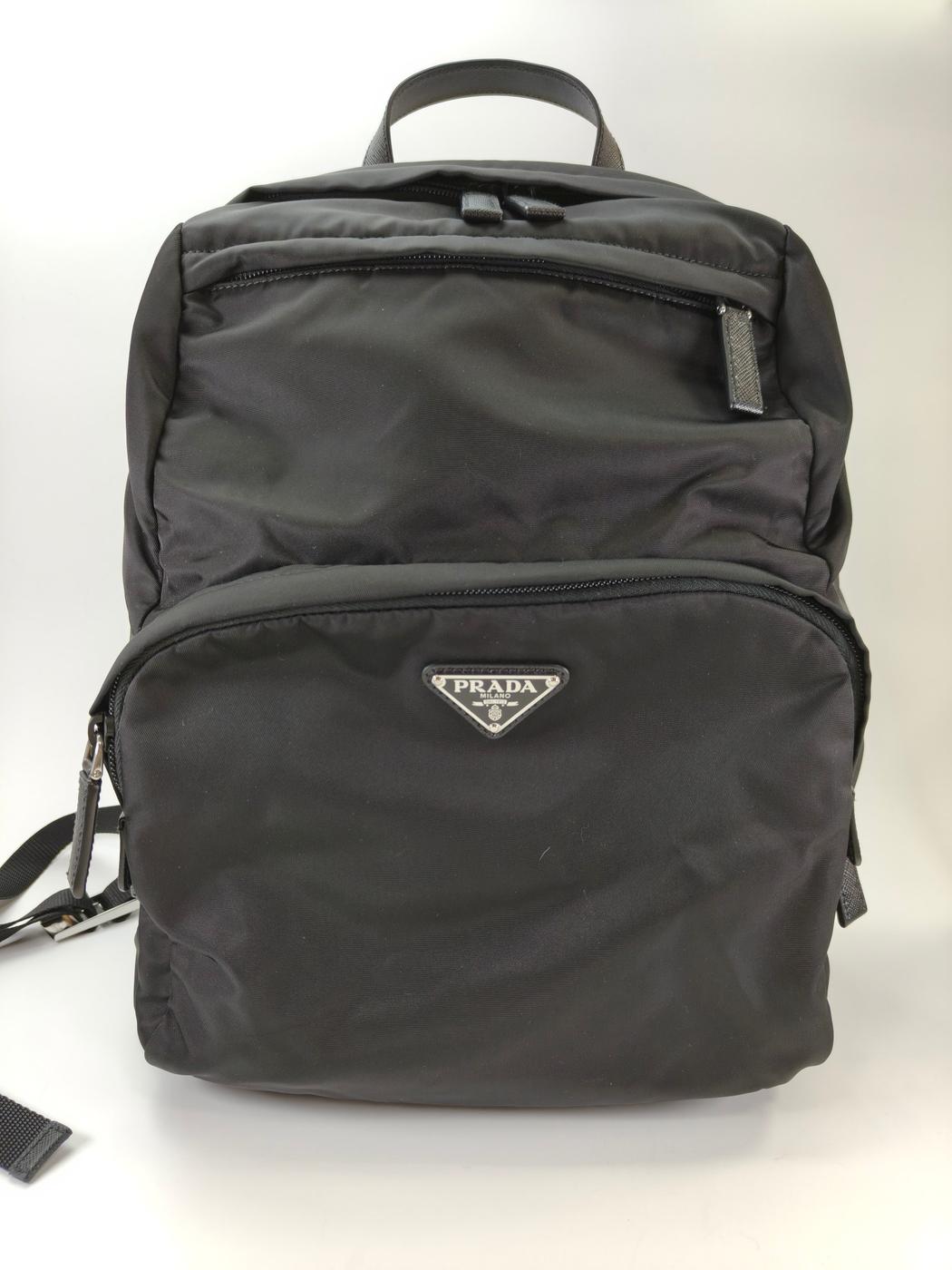 PRADA 普拉达 尼龙 双肩包 NERO 管理编号：11001