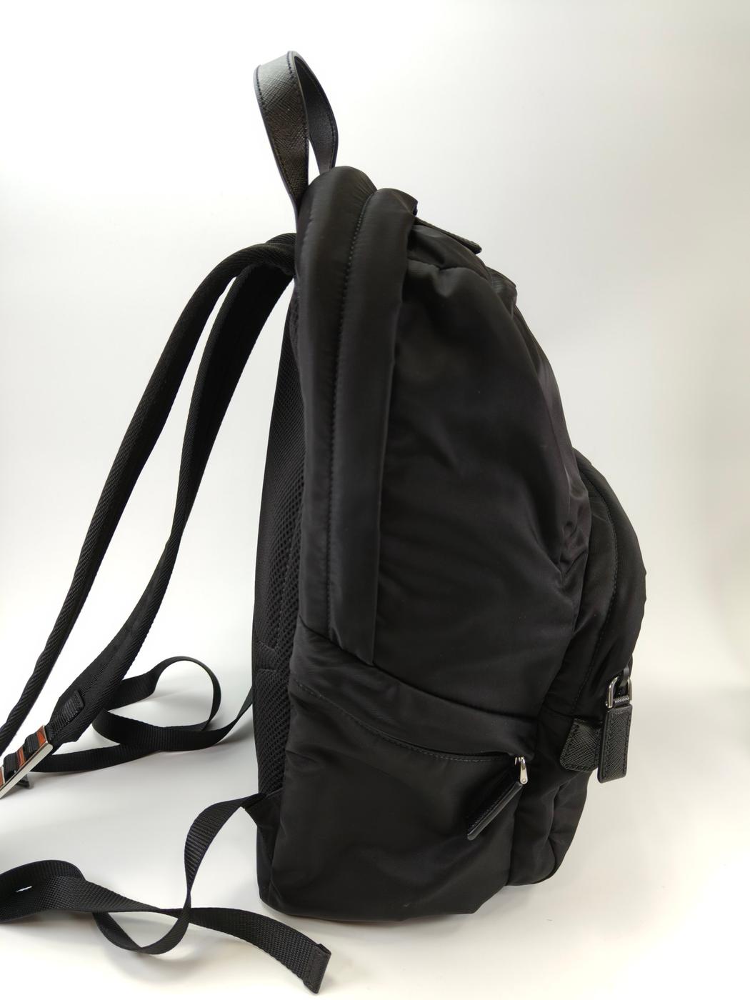 PRADA 普拉达 尼龙 双肩包 NERO 管理编号：11001