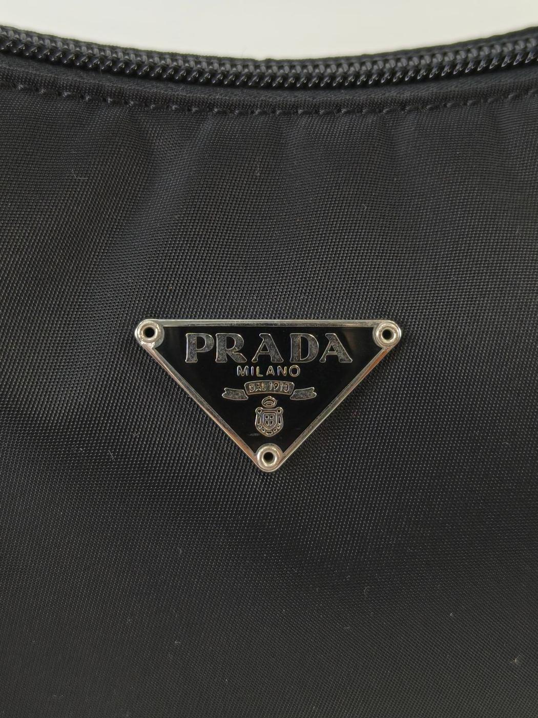 PRADA プラダ ナイロン ハンドバッグ ワンショルダー ブラック 管理番号：11056