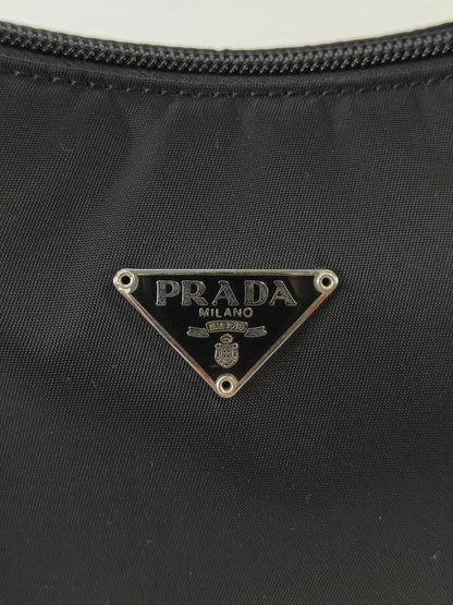 PRADA プラダ ナイロン ハンドバッグ ワンショルダー ブラック 管理番号：11056