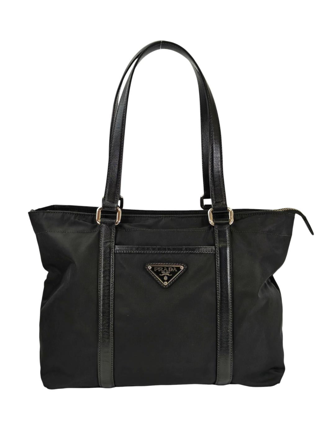 PRADA プラダ テスート ナイロン トートバッグ ブラック 管理番号：11322
