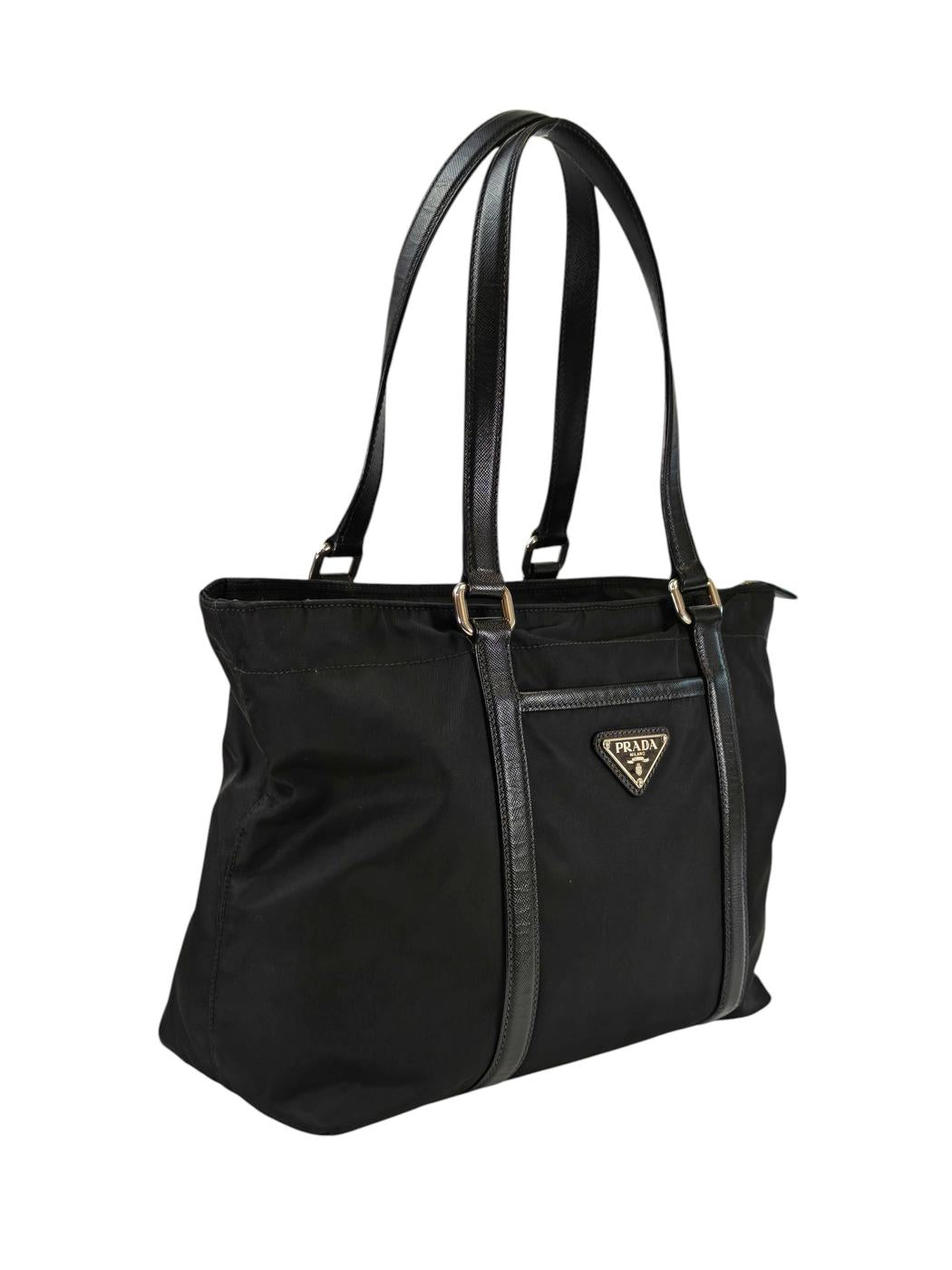 PRADA プラダ テスート ナイロン トートバッグ ブラック 管理番号：11322