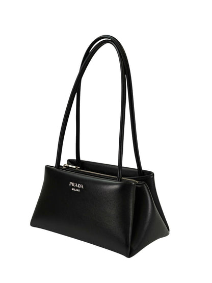 PRADA プラダ レザー トートバッグ ワンショルダー ブラック 管理番号：11325