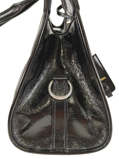 PRADA プラダ スモール レザー トートバッグ ブラック 管理番号：11367