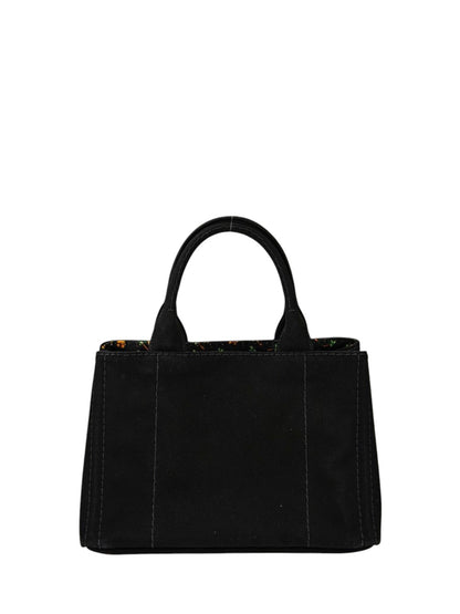 PRADA プラダ カナパ トートバッグ ブラック×オレンジ 管理番号：11391