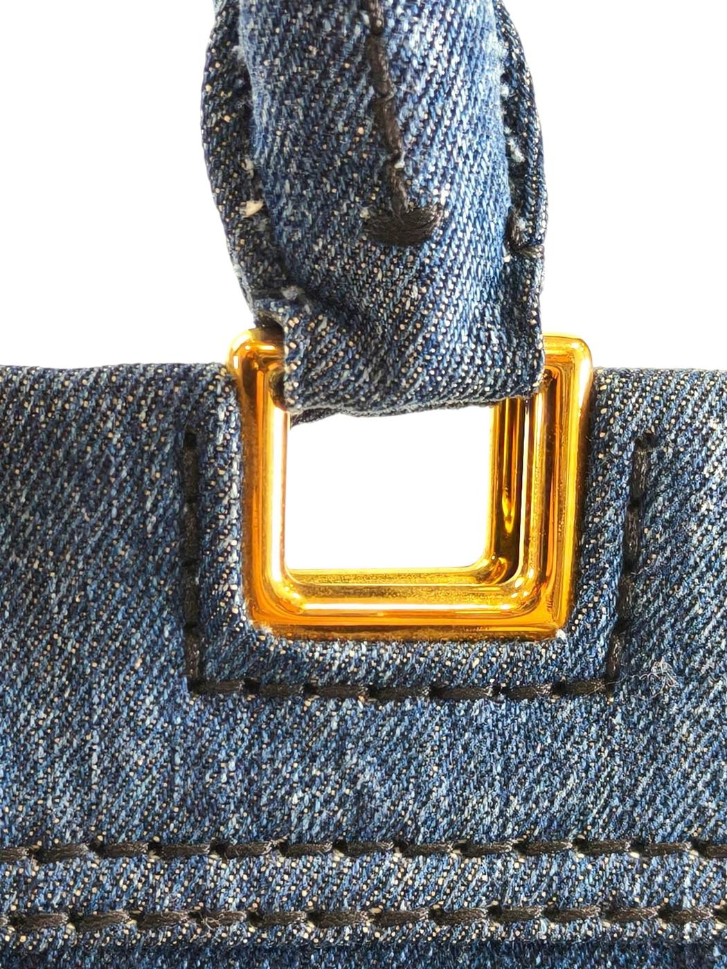 PRADA プラダ カナパ トートバッグ 2WAY ネイビー 管理番号：11414