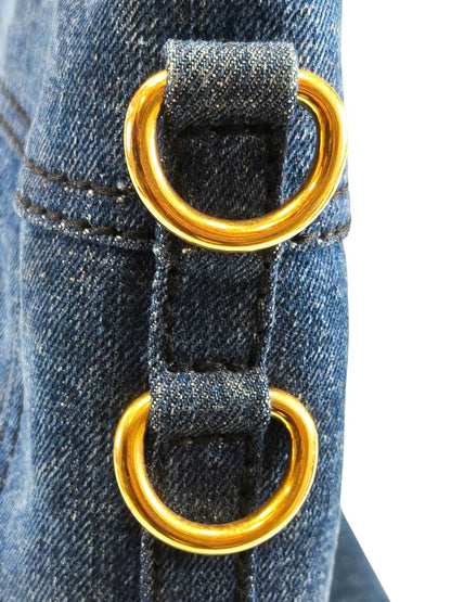 PRADA プラダ カナパ トートバッグ 2WAY ネイビー 管理番号：11414