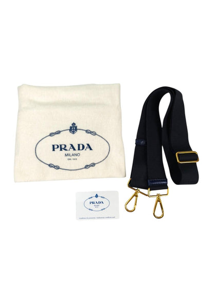 PRADA プラダ カナパ トートバッグ 2WAY ネイビー 管理番号：11414