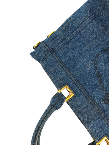 PRADA プラダ カナパ トートバッグ 2WAY ネイビー 管理番号：11414