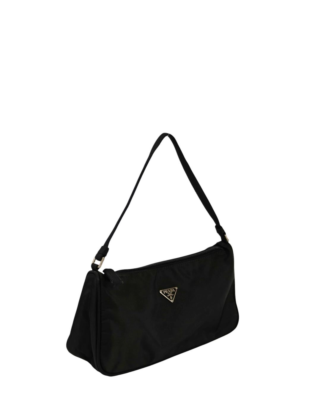 PRADA プラダ ナイロン ポーチ ミニバッグ ブラック 管理番号：11526