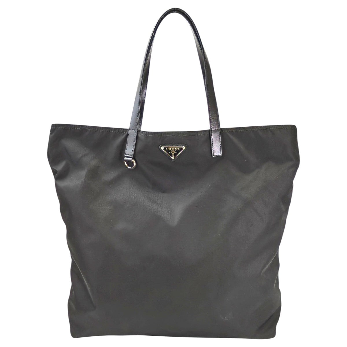 PRADA プラダ 三角ロゴ トートバッグ ブラック 管理番号：11564