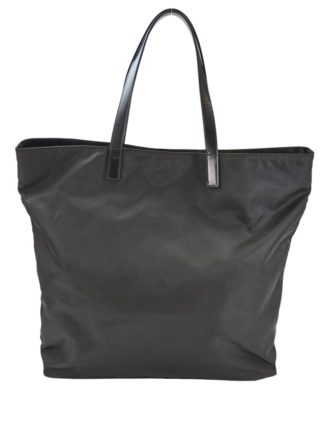 PRADA プラダ 三角ロゴ トートバッグ ブラック 管理番号：11564