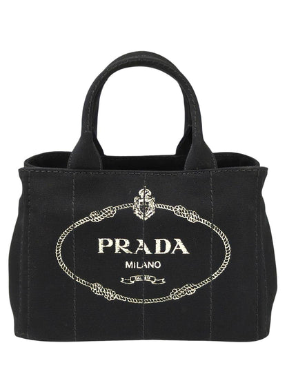 PRADA プラダ カナパ 2WAY トートバッグ ブラック 管理番号：11572