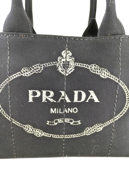 PRADA プラダ カナパ 2WAY トートバッグ ブラック 管理番号：11572