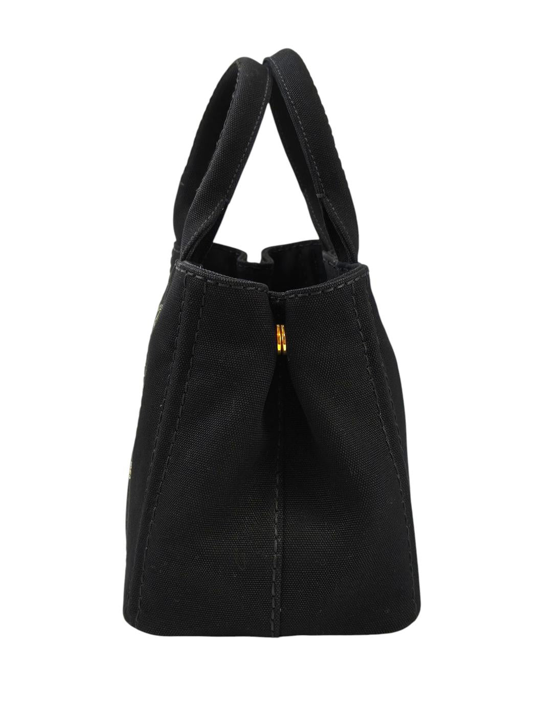 PRADA プラダ カナパ 2WAY トートバッグ ブラック 管理番号：11572