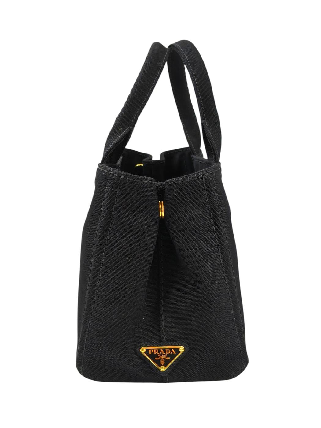 PRADA プラダ カナパ 2WAY トートバッグ ブラック 管理番号：11572