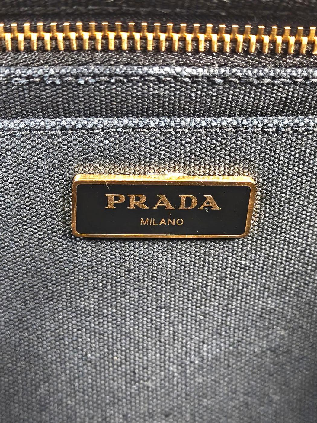 PRADA プラダ カナパ 2WAY トートバッグ ブラック 管理番号：11572