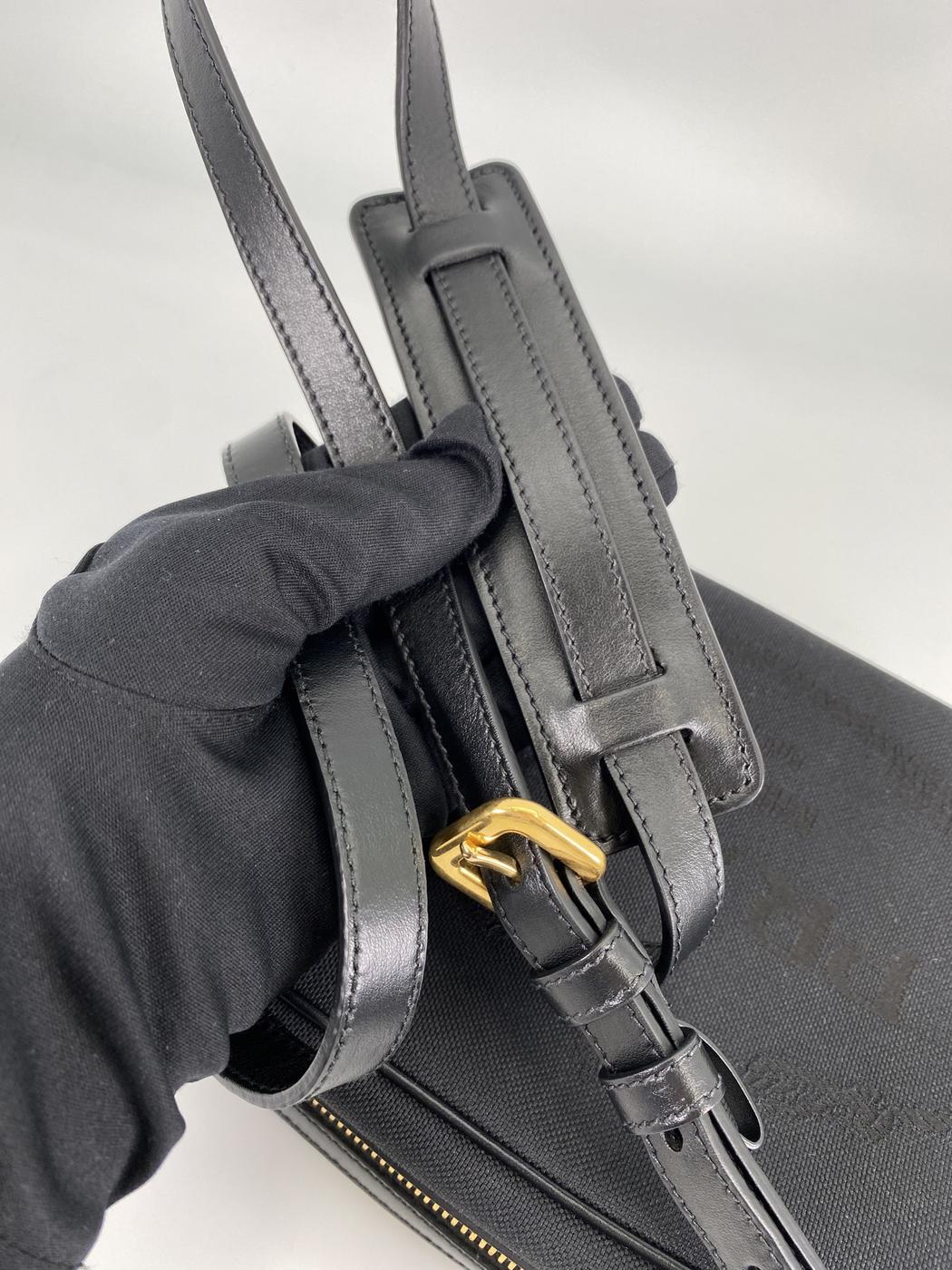 PRADA 提花单肩包 1BH089 Logo 提花 NERO 简约款 控制编号：9024