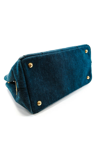 PRADA Canapa 两用单肩包/手提包，IDG 牛仔布，参考编号：9704