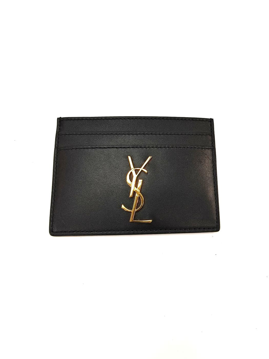Saint Laurent サンローラン カサンドラ カードケース 名刺入れ ブラック 管理番号：10373