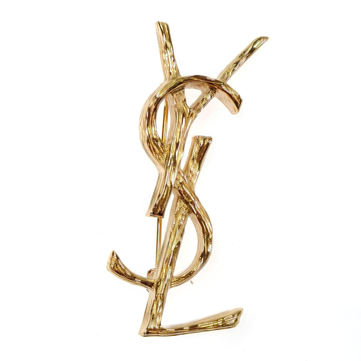 SAINT LAURENT YSL Cassandre Brooch Gold Product number: 11218