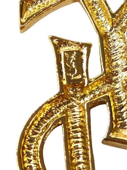 サンローラン Saint Laurent YSL ロゴブローチ ブローチ 金 管理番号：11764