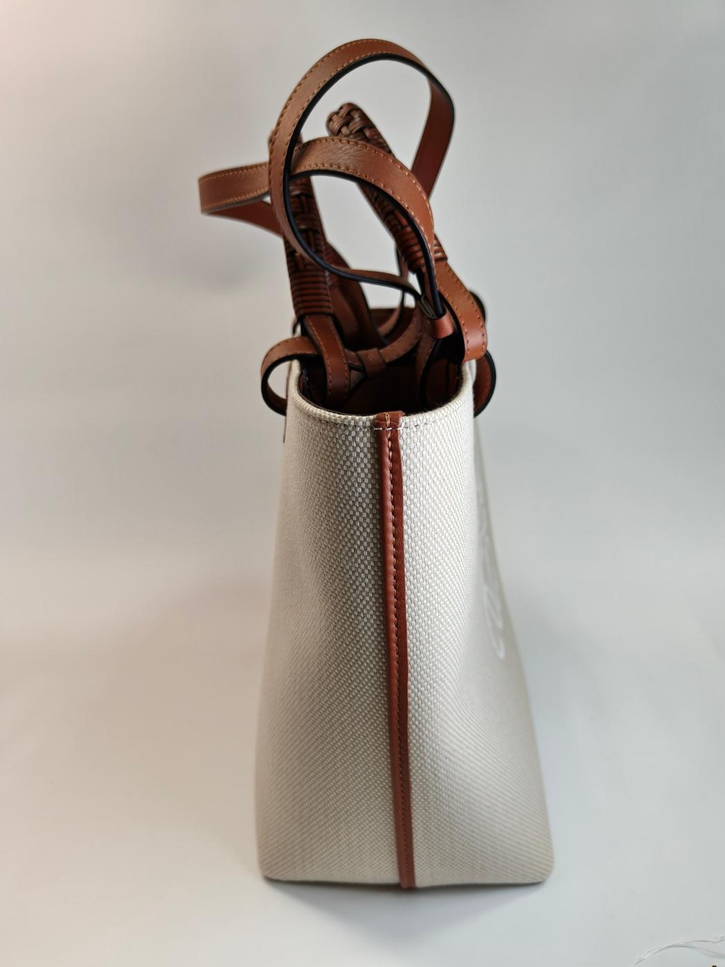 LOEWE Anagram 2-Way Shoulder Tote Bag Ecru White Control Number: 10780