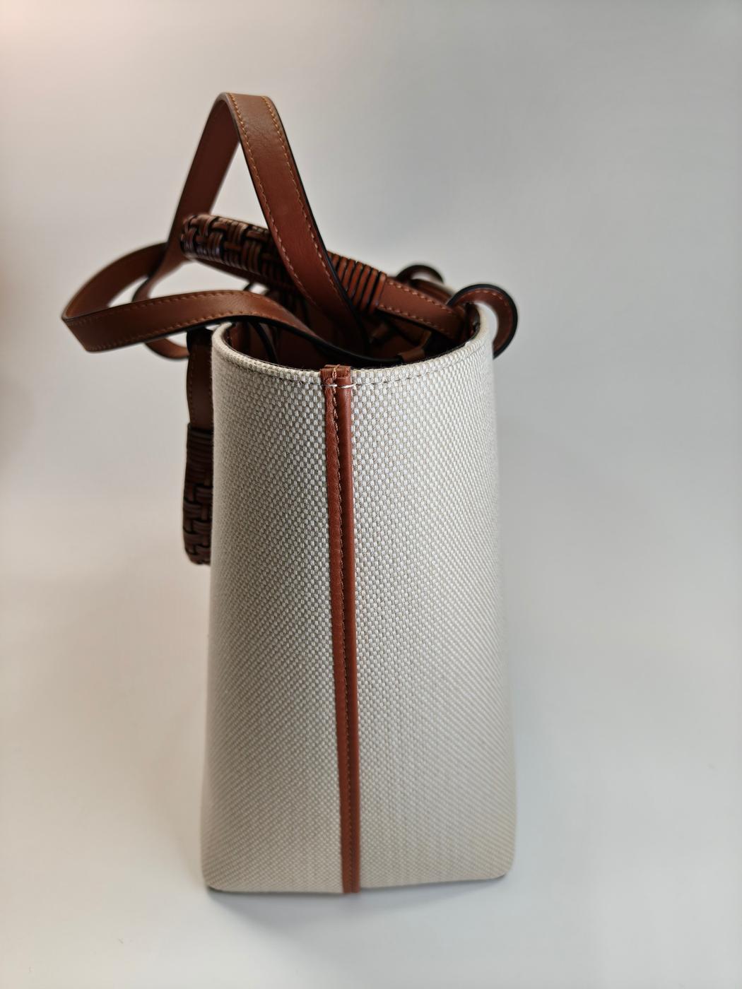 LOEWE Anagram 2-Way Shoulder Tote Bag Ecru White Control Number: 10780