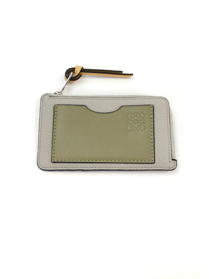 LOEWE Fragment Case Card Holder Coin Purse Grey x Khaki Model Number: 10860