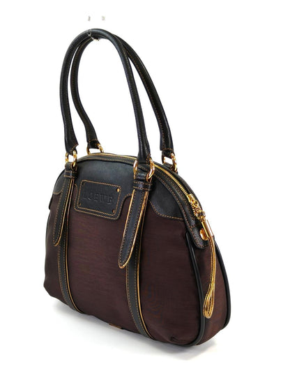 LOEWE ロエベ 型押しロゴ ナイロン トートバッグ ブラウン 管理番号：11299
