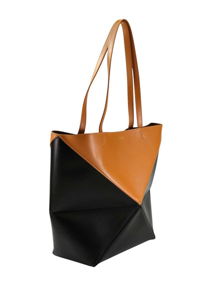 LOEWE ロエベ パズルフォールド トートバッグ ブラック×ブラウン 管理番号：11369