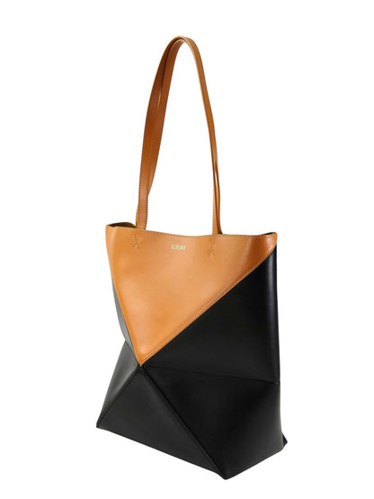 LOEWE ロエベ パズルフォールド トートバッグ ブラック×ブラウン 管理番号：11369