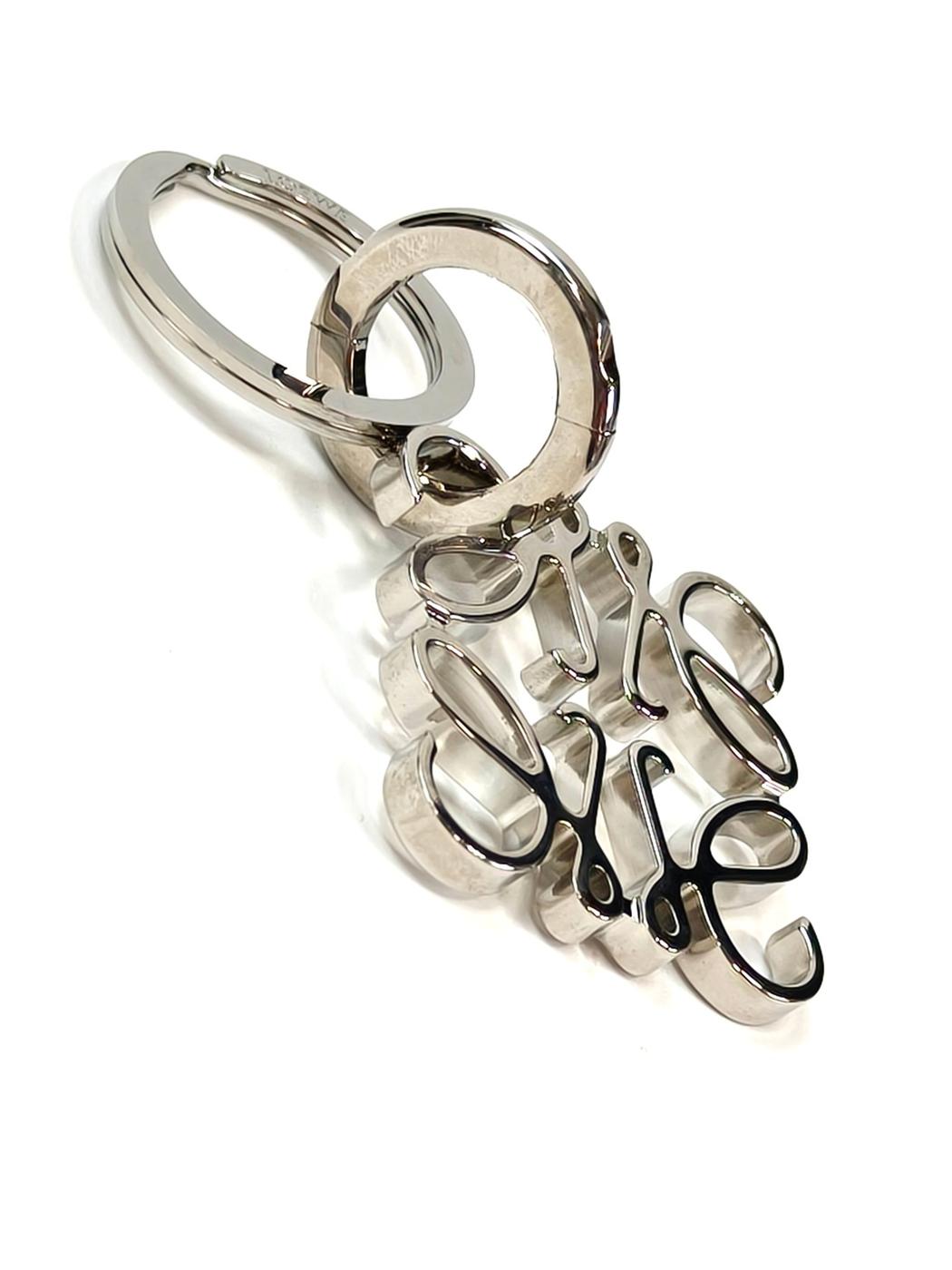LOEWE ロエベ アナグラムロゴ キーホルダー シルバー 管理番号：11488