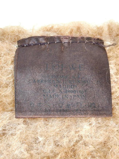 LOEWE ロエベ アナグラム ロゴ刺繍 マフラー ホワイト 管理番号：11614