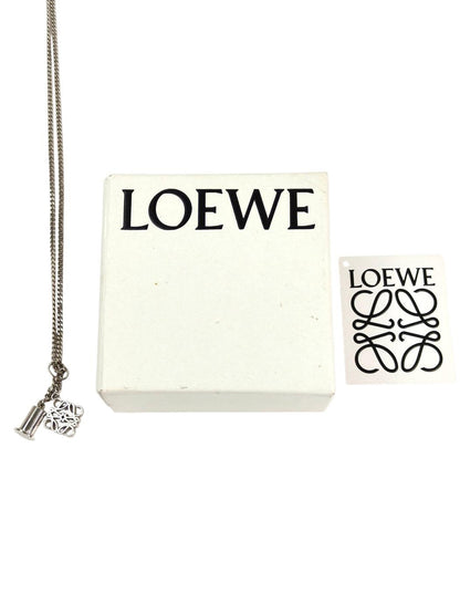 LOEWE ロエベ パーソナライゼーション アナグラム ネックレス シルバー 管理番号：11647