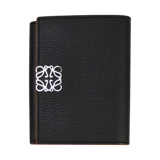 LOEWE Anagram Vertical Wallet Small Black, Ref. 11668