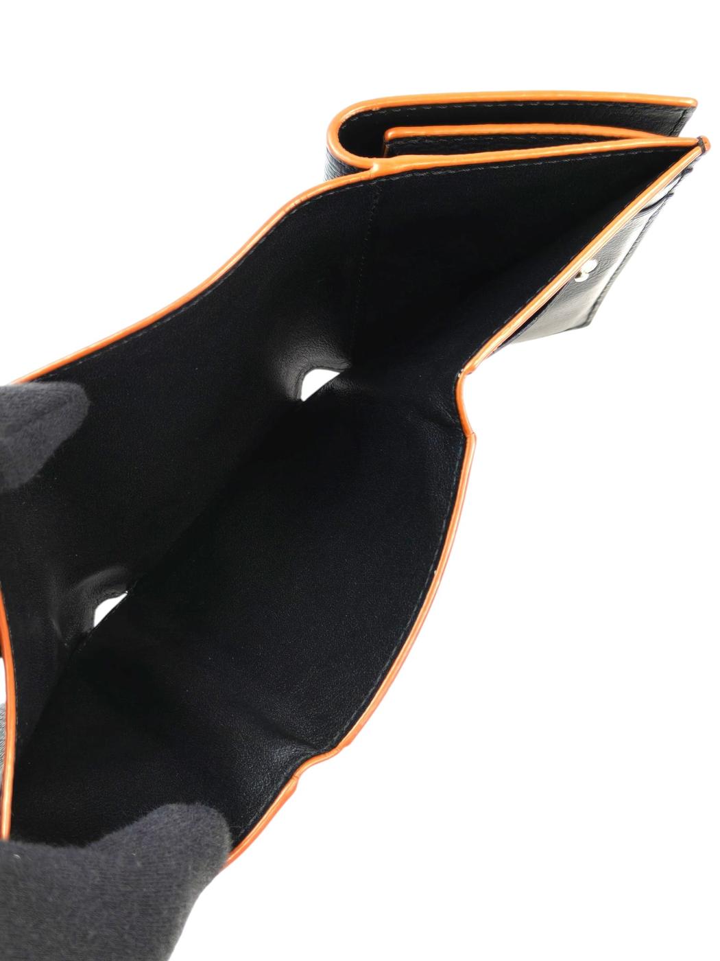 LOEWE ロエベ アナグラム バーティカル ウォレット スモール 財布 ブラック 管理番号：11668