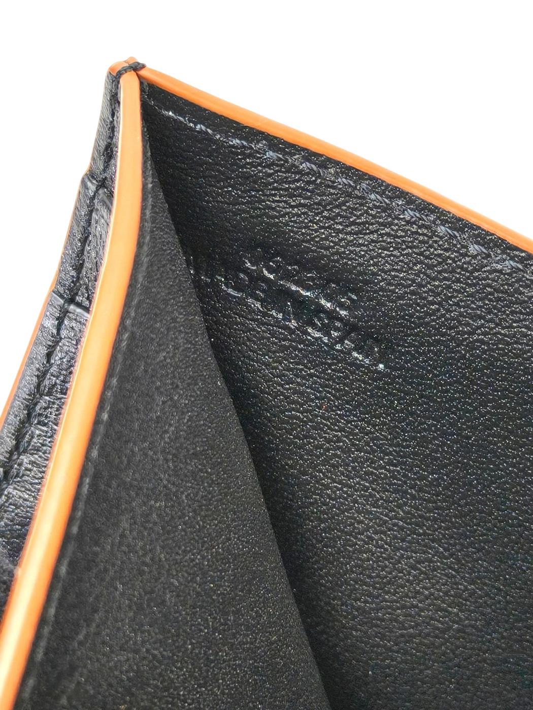 LOEWE ロエベ アナグラム バーティカル ウォレット スモール 財布 ブラック 管理番号：11668