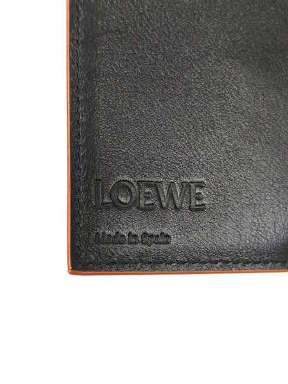 LOEWE ロエベ アナグラム バーティカル ウォレット スモール 財布 ブラック 管理番号：11668
