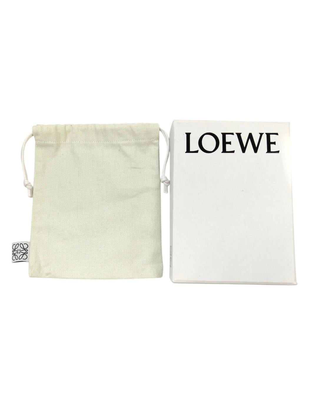 LOEWE ロエベ アナグラム バーティカル ウォレット スモール 財布 ブラック 管理番号：11668