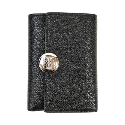 LOEWE ロエベ ペブル バーティカル ウォレット スモール 財布 ブラック 管理番号：11669