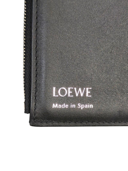 LOEWE ロエベ ペブル バーティカル ウォレット スモール 財布 ブラック 管理番号：11669