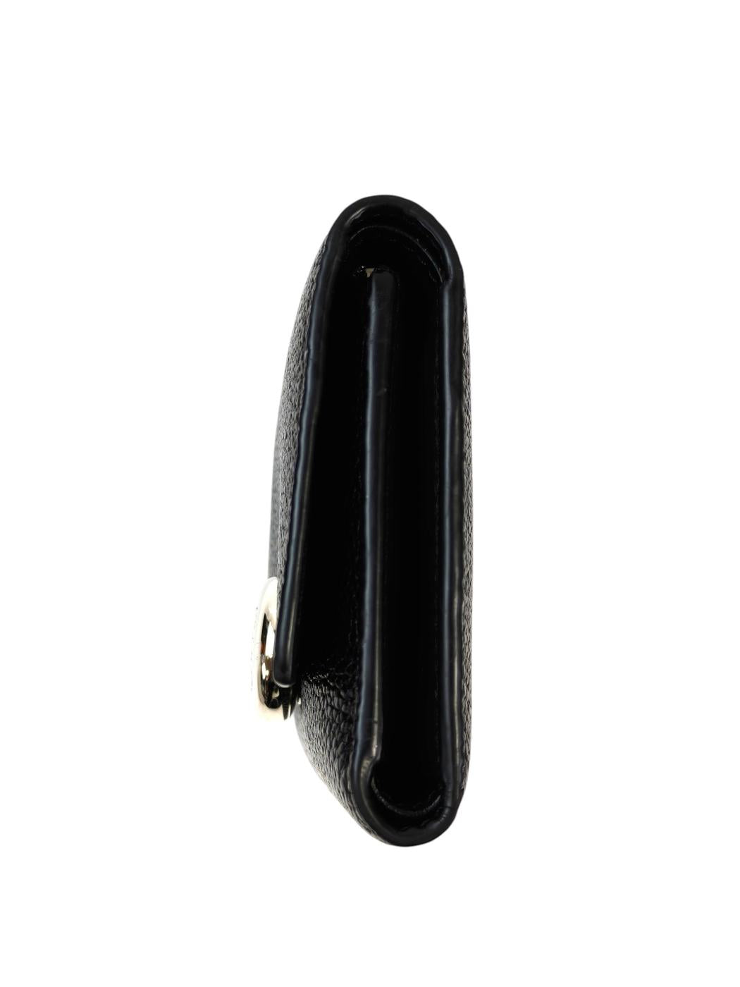 LOEWE ロエベ ペブル バーティカル ウォレット スモール 財布 ブラック 管理番号：11669