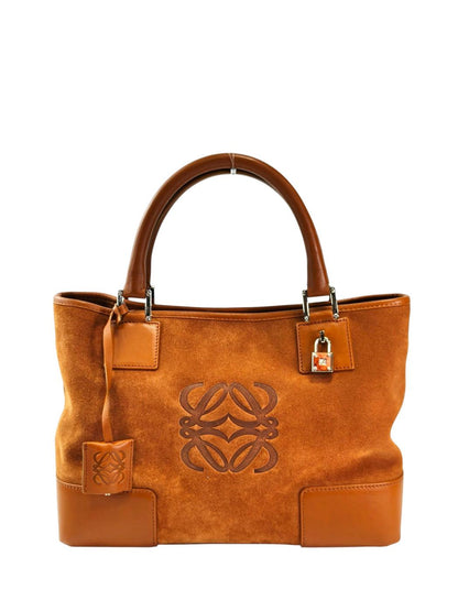LOEWE 罗意威 Amazona Fusta 托特包 棕色 管理编号：11729