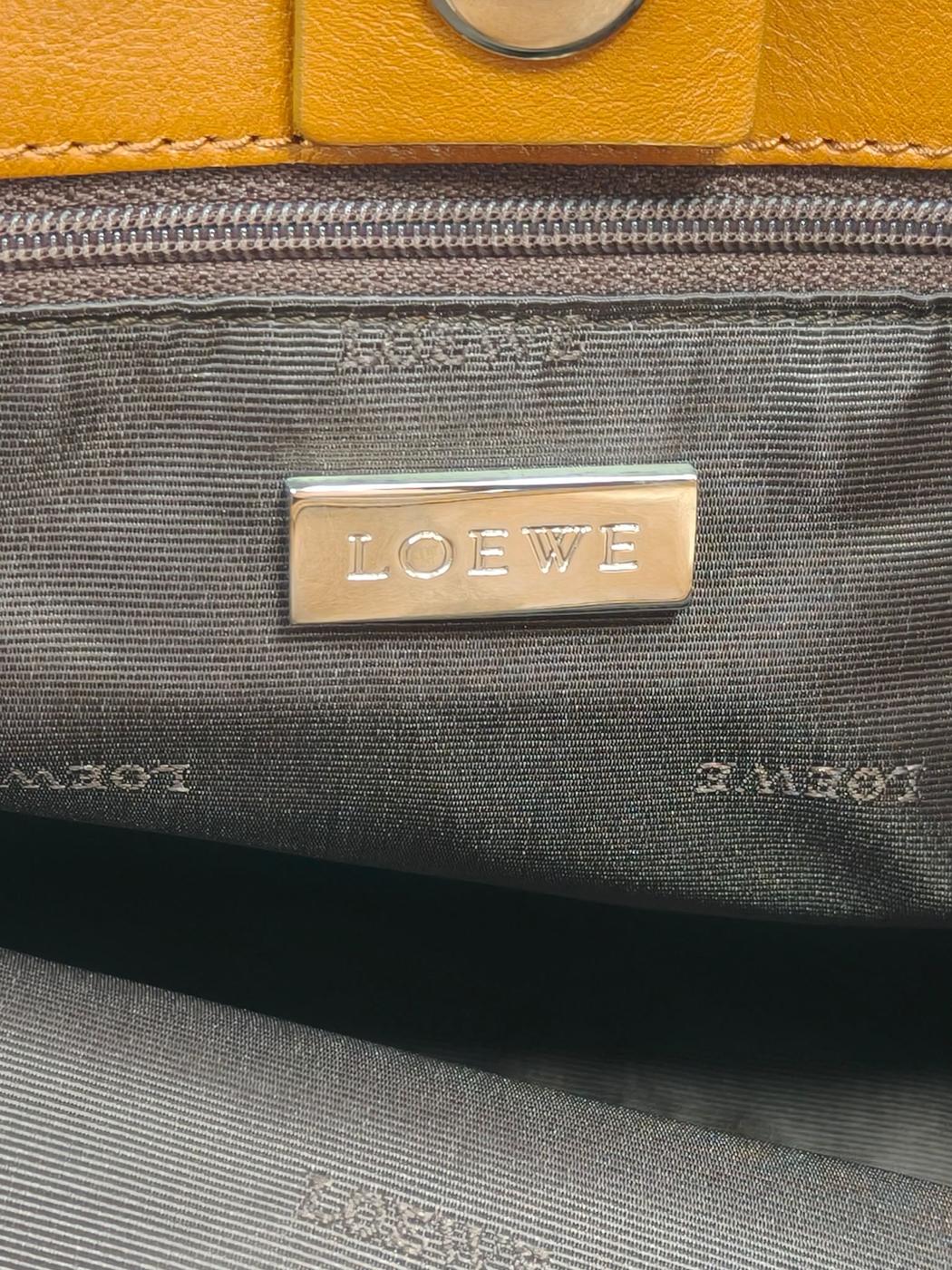 LOEWE 罗意威 Amazona Fusta 托特包 棕色 管理编号：11729