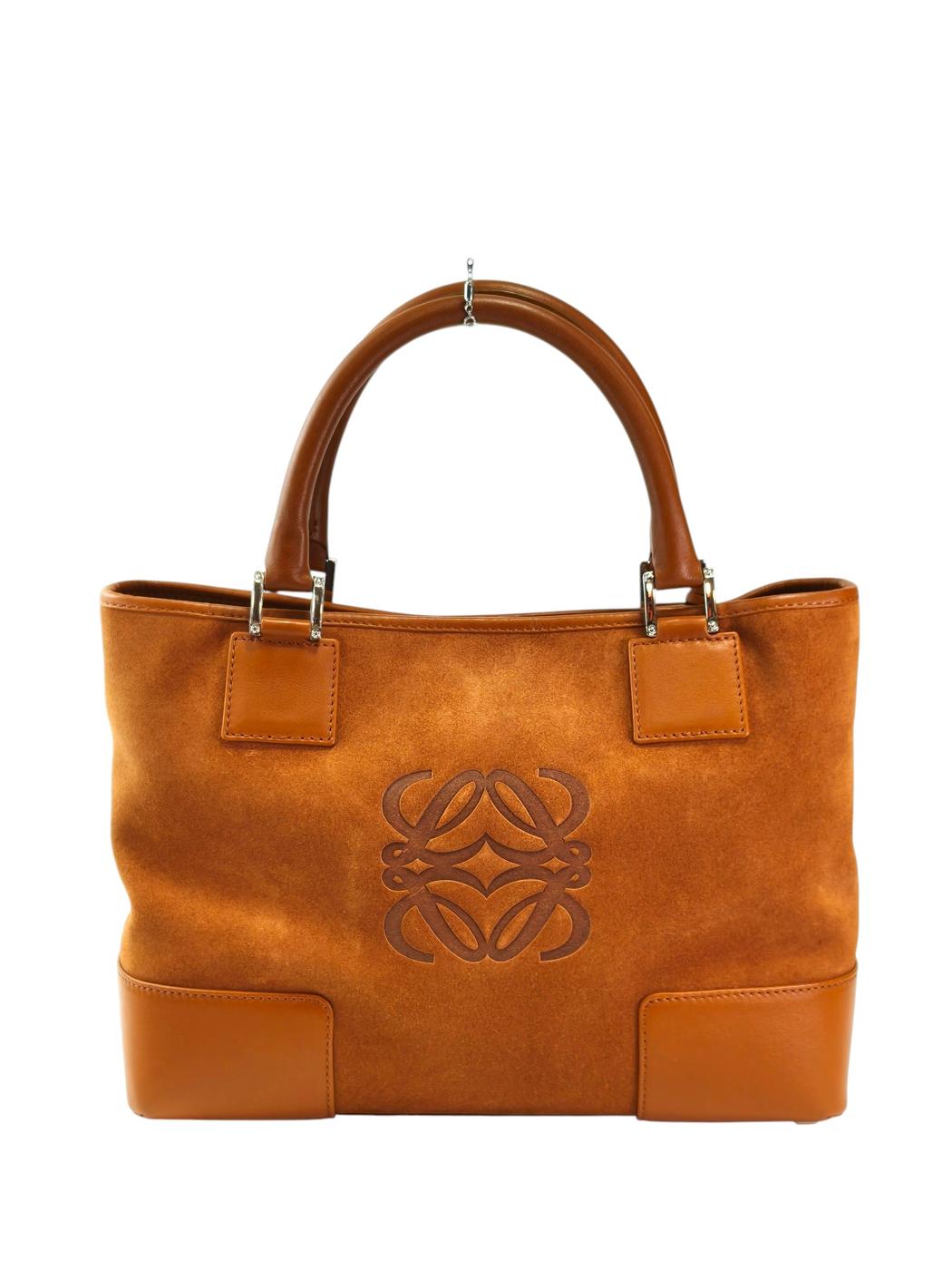 LOEWE 罗意威 Amazona Fusta 托特包 棕色 管理编号：11729