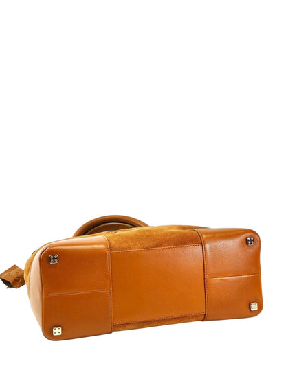 LOEWE 罗意威 Amazona Fusta 托特包 棕色 管理编号：11729