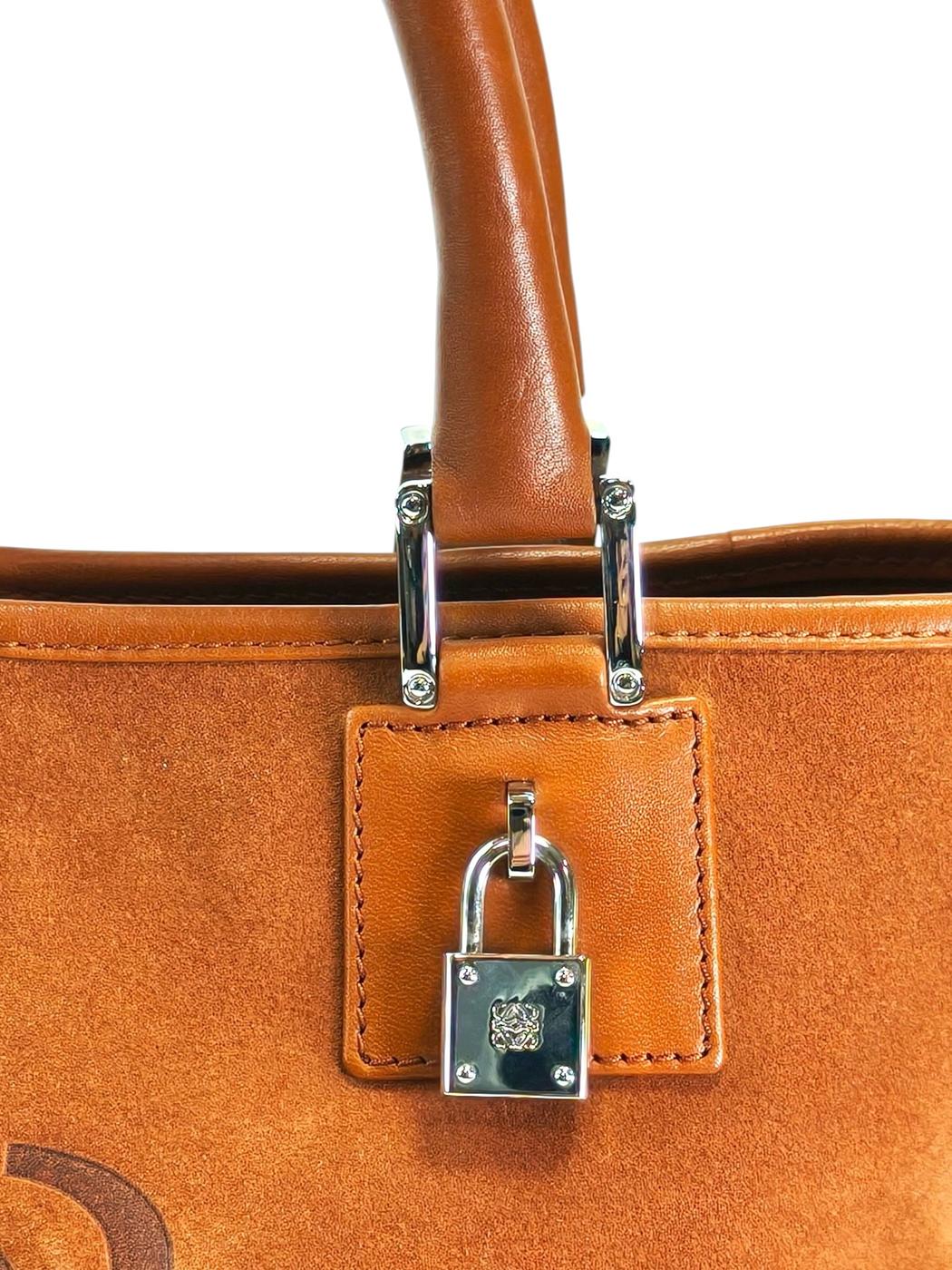 LOEWE 罗意威 Amazona Fusta 托特包 棕色 管理编号：11729